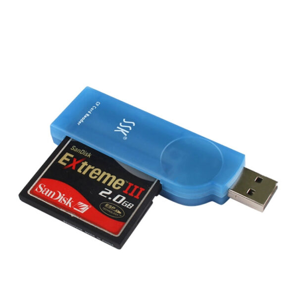 USB 2.0 Externer Kartenleser für CF-Karten / MD – Bild 3