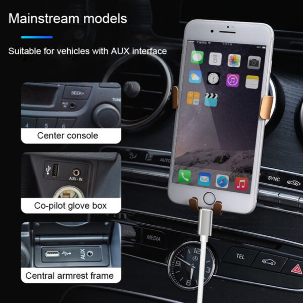 8-poliges AUX-Audioadapterkabel mit 3,5 mm Länge, Länge: 1 m (weiß) – Bild 11