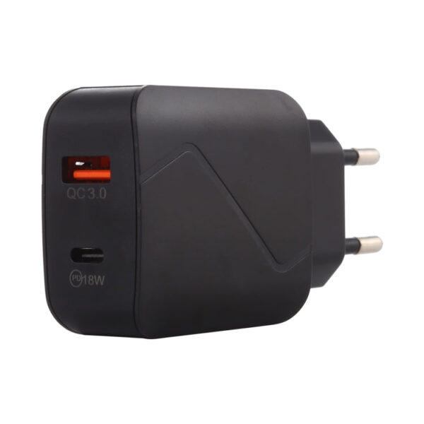 QC3.0 USB + PD 20 W USB-C / Typ C Reiseladegerät, Netzteil – Bild 3