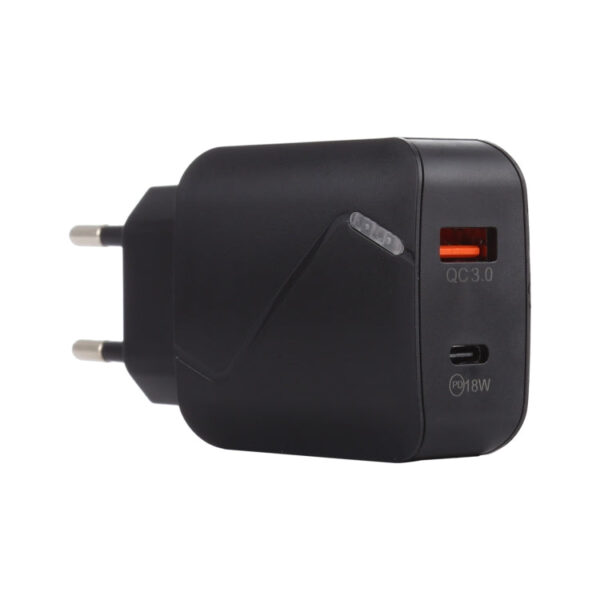 QC3.0 USB + PD 20 W USB-C / Typ C Reiseladegerät, Netzteil