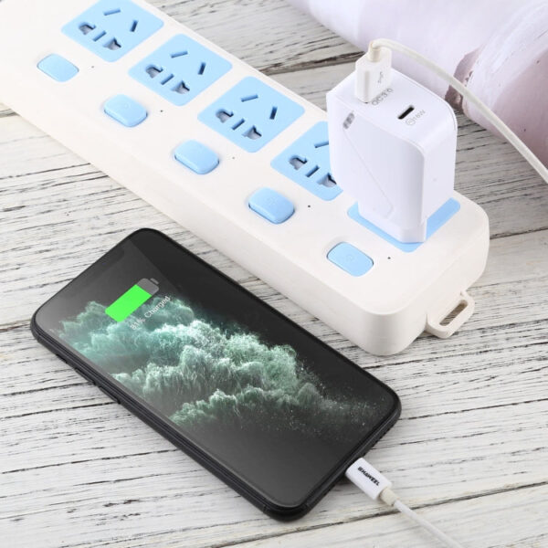 QC3.0 USB + PD 18 W USB-C / Typ C Reiseladegerät, Netzteil – Bild 5