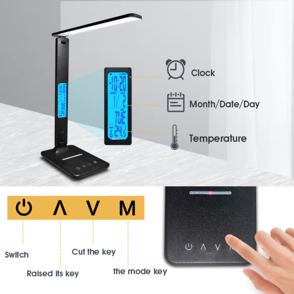 Moderne Business Led Büro Schreibtisch Lampe mit Touch TC25 – Bild 2