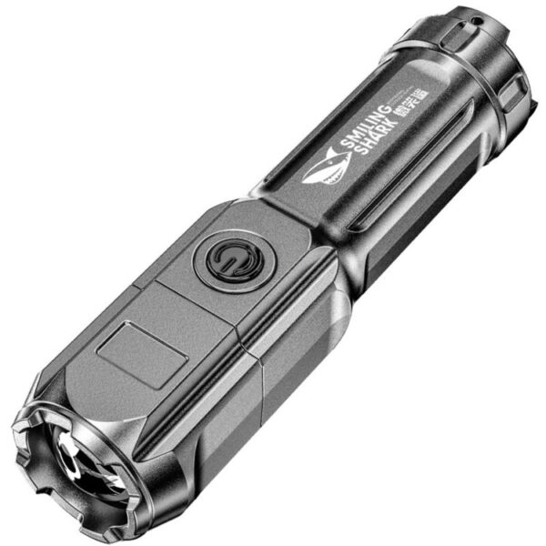 Teleskop-Fokuss Drei-Stufen LED-Taschenlampe