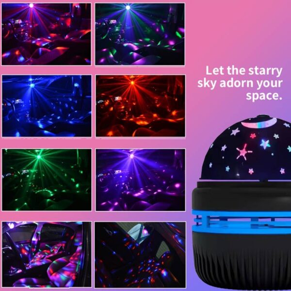 LED-Mini-Sternlicht, Magische Kugel, 5 W, Star Master Dream, Rotierende Projektionslampe – Bild 3