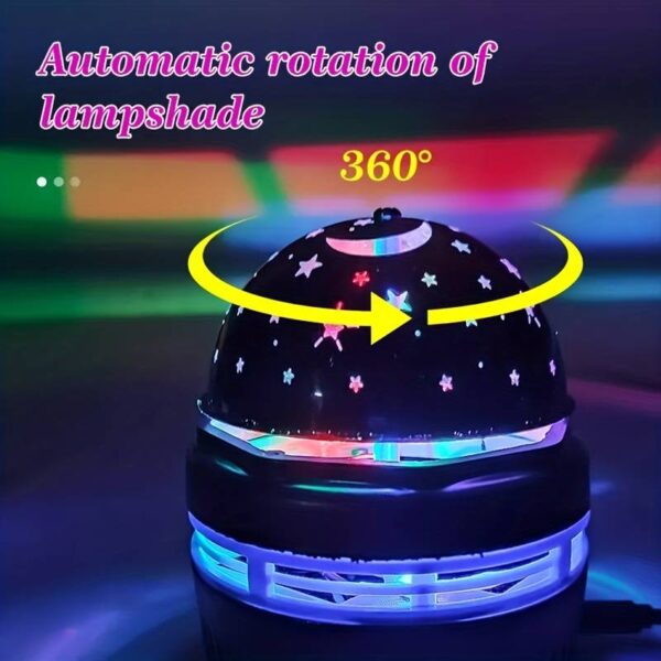 LED-Mini-Sternlicht, Magische Kugel, 5 W, Star Master Dream, Rotierende Projektionslampe – Bild 4