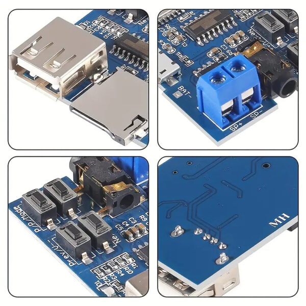 MP3 Decoder Player Modul Mit Audio Verstärker Platine – Bild 3