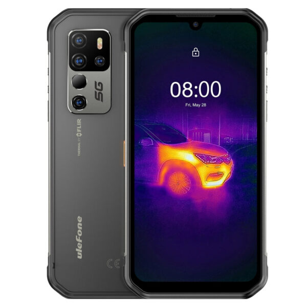Ulefone 11T 5G Robustes Telefon, Wärmebildkameras, 8GB + 256GB 5200mAh Akku