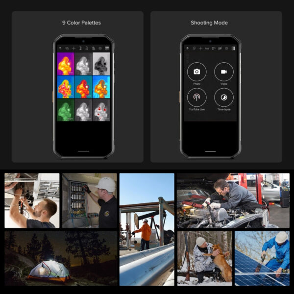 Ulefone 11T 5G Robustes Telefon, Wärmebildkameras, 8GB + 256GB 5200mAh Akku – Bild 11