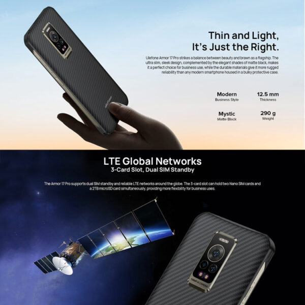 Ulefone Armor 17 Pro, Nachtsicht, 108 MP Kamera, 8GB + 256GB ( Gebraucht Gerät ) – Bild 5