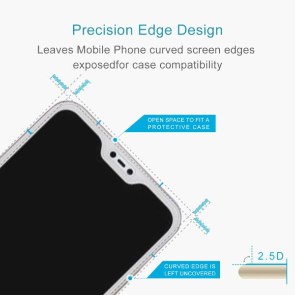 0,26 mm 9H 2,5D Panzerglasfolie für Xiaomi Redmi 6 Pro / Mi A2 Lite – Bild 5
