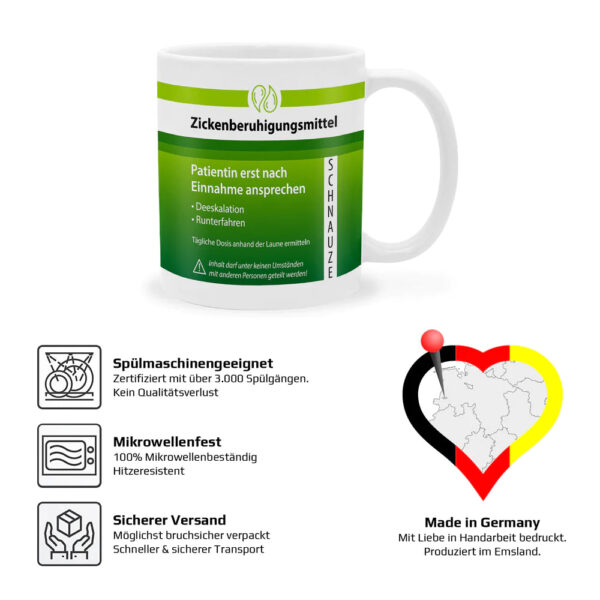 Tasse Zickenberuhigungsmittel Schnauze – Bild 3