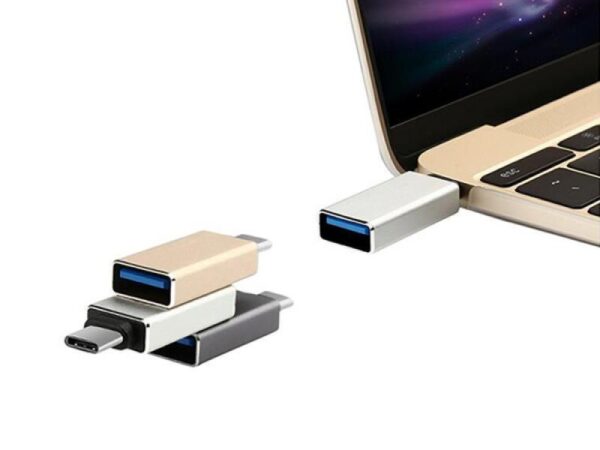 Reekin USB-C - USB 3.0 Adapter (Silber) – Bild 2