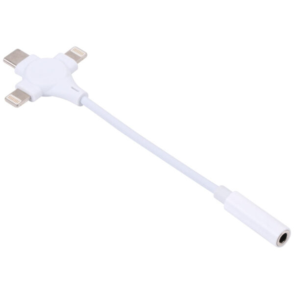 Dual 8-pol + USB-C/Typ-C-Stecker auf 3,5-mm-Buchse für digitales Audio-Adapterkabel – Bild 2