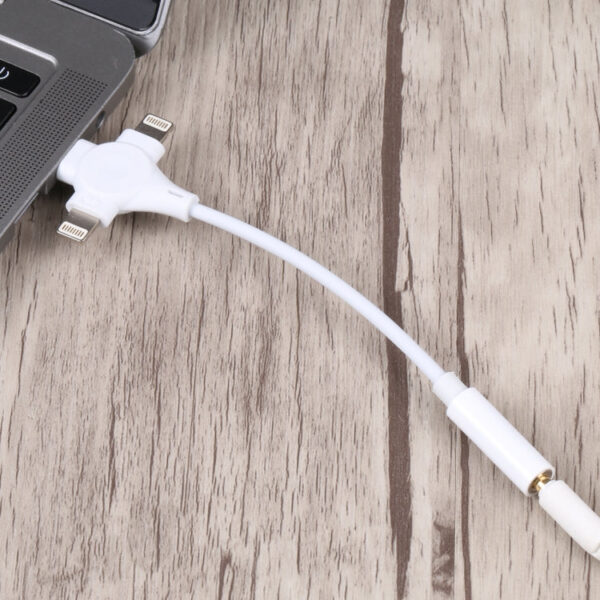 Dual 8-pol + USB-C/Typ-C-Stecker auf 3,5-mm-Buchse für digitales Audio-Adapterkabel – Bild 4