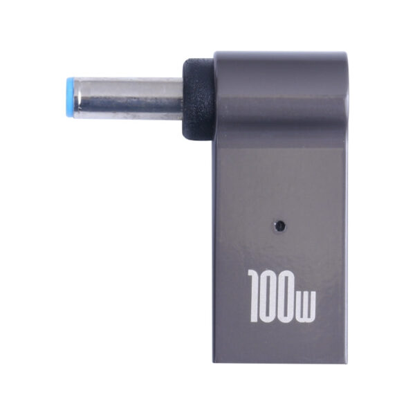 100W USB-C / Typ-C-Buchse für DC 4.5x3.0mm Computerladadapter für HP – Bild 2