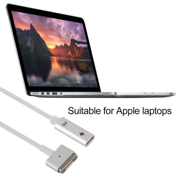5-poliger MagSafe 2 / 1 (T-förmig) an USB-C / Typ C PD-Ladeadapter – Bild 4