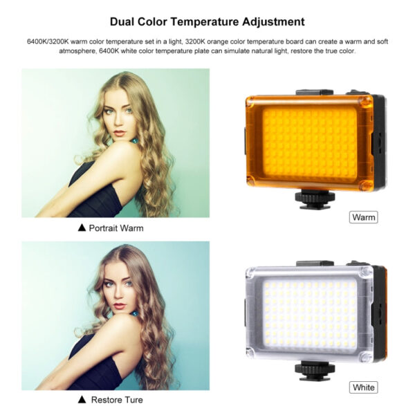 PULUZ Pocket 104 LED 1800LM Professionelle Fotografie Video- und Fotostudio-Licht – Bild 7
