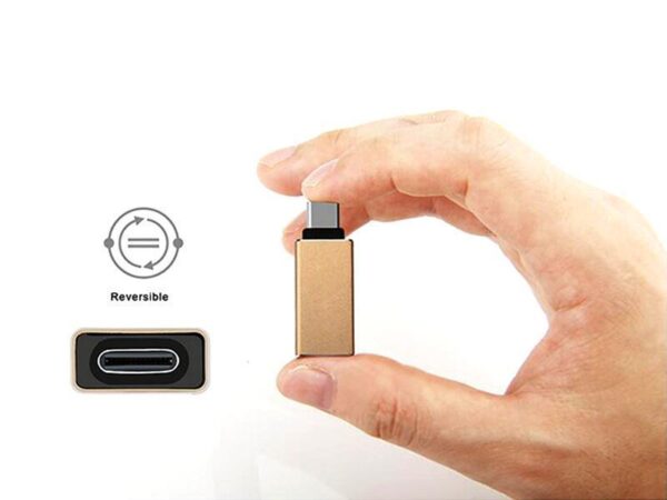 Reekin USB-C - USB 3.0 Adapter (Silber) – Bild 3