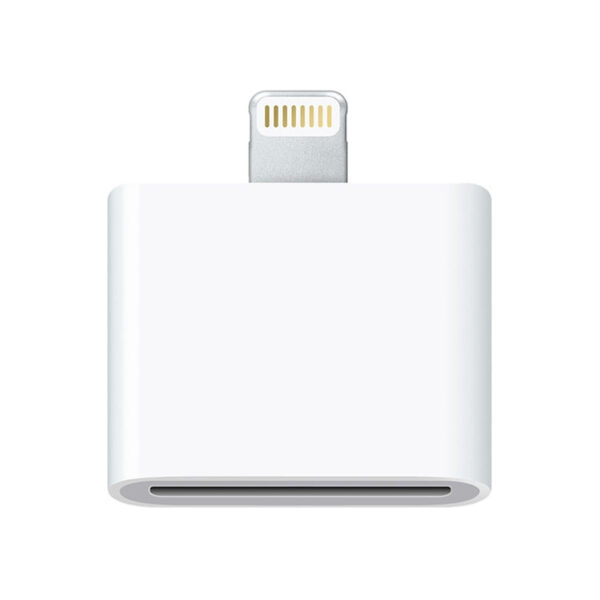 8-Pin-auf-30-Pin-Adapter (weiß) für Apple Geräte – Bild 2