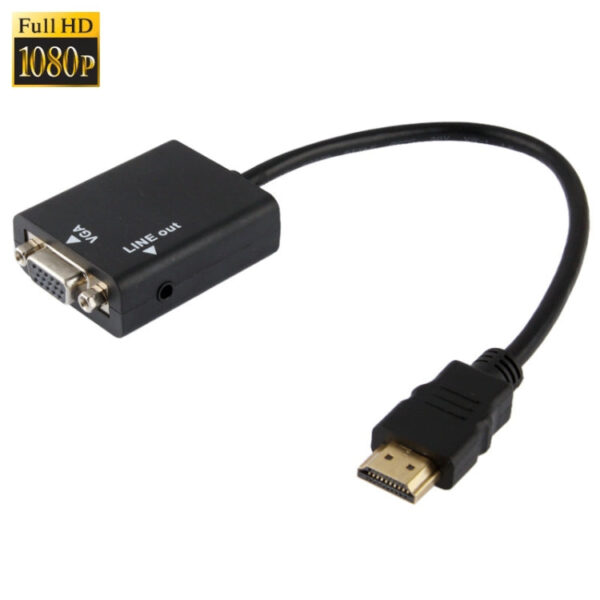 HDMI zu VGA & Audio HD Konvertierungsadapterkabel Dr – Bild 2