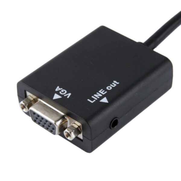 HDMI zu VGA & Audio HD Konvertierungsadapterkabel Dr – Bild 4
