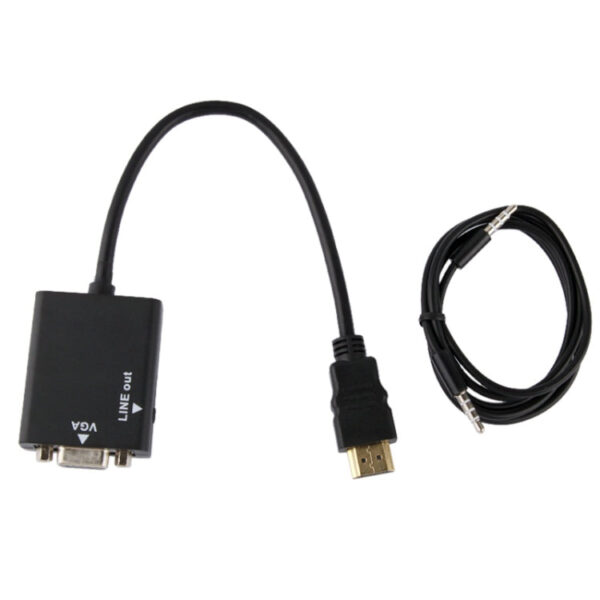 HDMI zu VGA & Audio HD Konvertierungsadapterkabel Dr – Bild 6