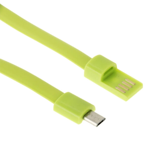 Wearable Bracelet Sync Data Ladekabel MicroUSB Grün – Bild 3