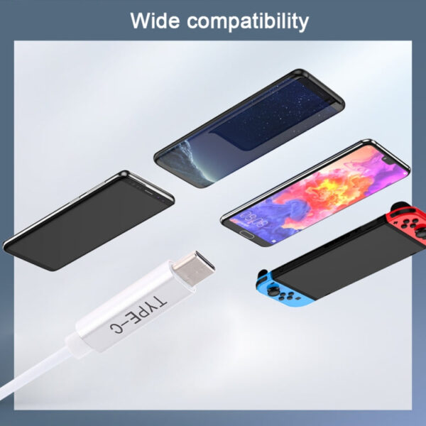85 W 5-poliges MagSafe 2 (T-förmig) an USB-C / Typ C PD-Ladekabel (weiß) – Bild 4