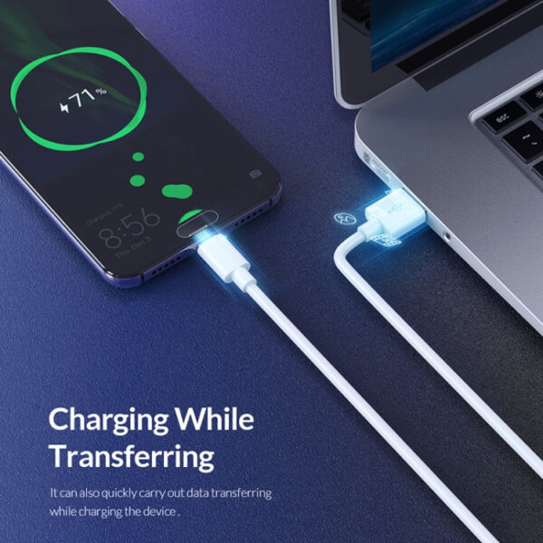 6A USB3.0-Stecker auf USB-C / Typ-C-Stecker Datenkabel, Kabellänge: 2 m – Bild 2