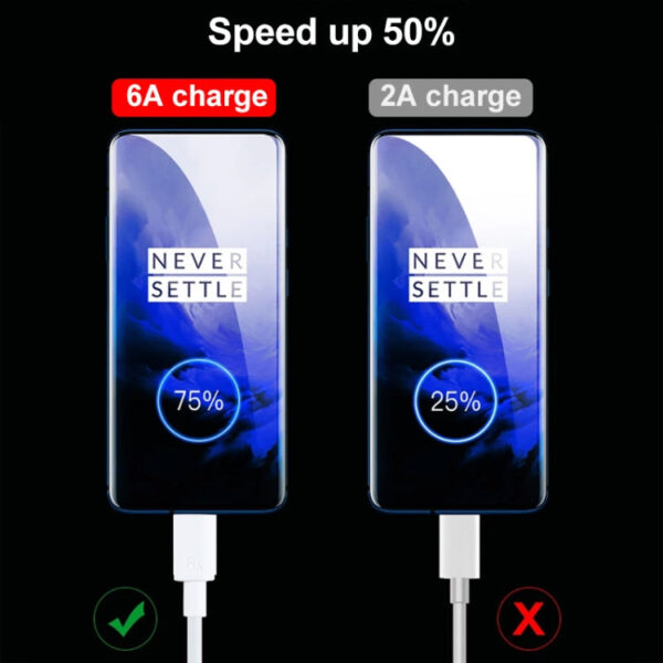 6A USB3.0-Stecker auf USB-C / Typ-C-Stecker Datenkabel, Kabellänge: 2 m – Bild 3