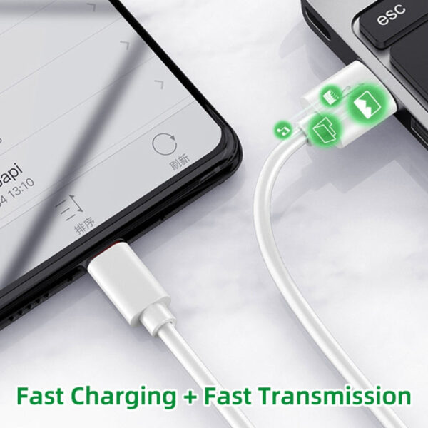 4A USB-zu-USB-C / Typ-C-Flash-Ladekabel, Kabellänge: 1 m – Bild 7