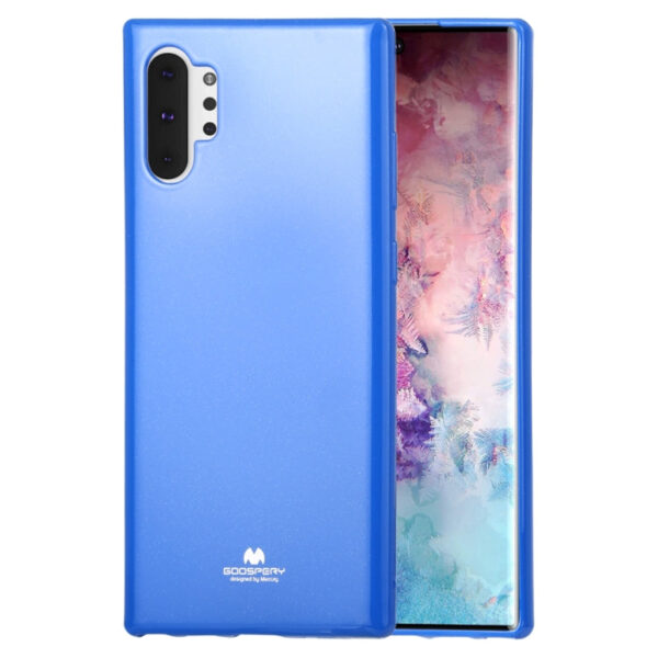 GOOSPERY JELLY TPU Stoß- und Kratzetasche für Galaxy Note 10+ (Blau)