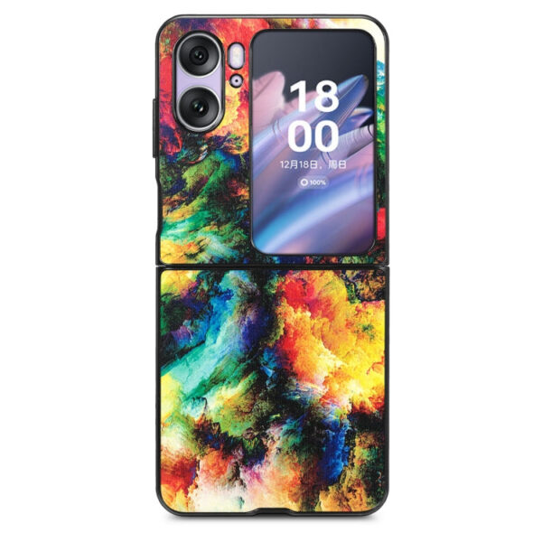 Für OPPO Find N2 Flip Farbiges Wolken Cover – Bild 2