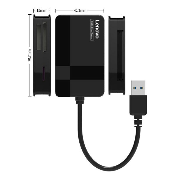 Lenovo D302 USB 3.0 Multifunktionskartenleser – Bild 3