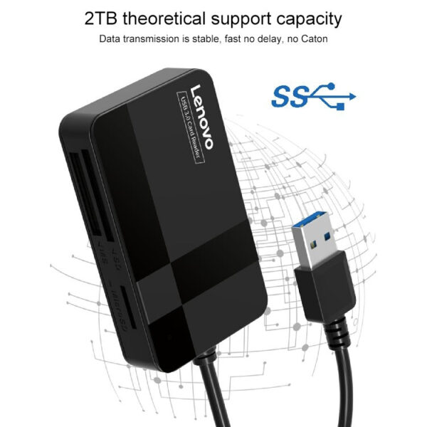 Lenovo D302 USB 3.0 Multifunktionskartenleser – Bild 4