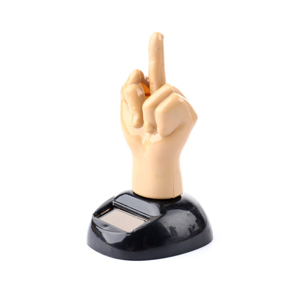 Wackelnder Mittelfinger / Stinkefinger fürs Autofenster – Bild 7