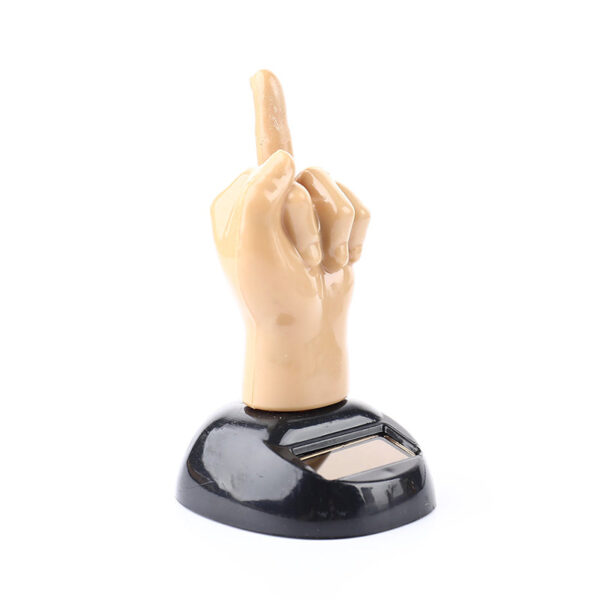Wackelnder Mittelfinger / Stinkefinger fürs Autofenster – Bild 4