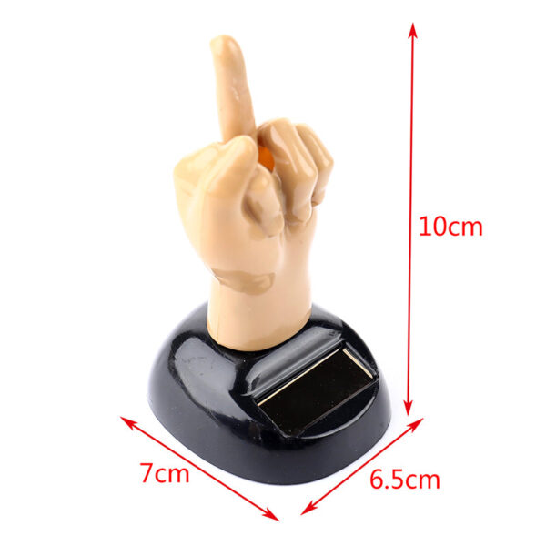 Wackelnder Mittelfinger / Stinkefinger fürs Autofenster – Bild 6