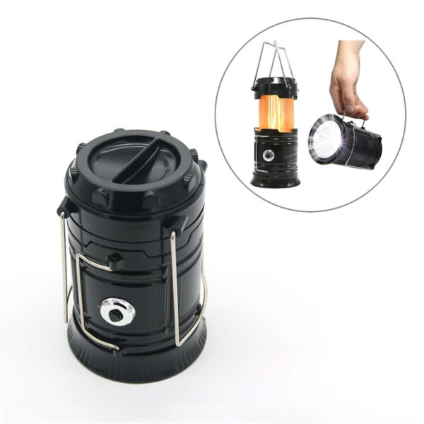 Outdoor Camping Zelt Licht tragbare Laterne Flammenlampe