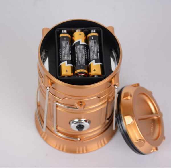 Outdoor Camping Zelt Licht tragbare Laterne Flammenlampe – Bild 5