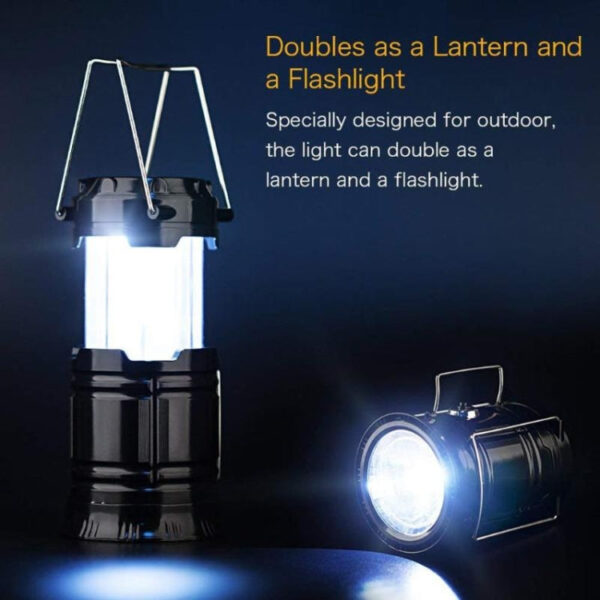 Outdoor Camping Zelt Licht tragbare Laterne Flammenlampe – Bild 8