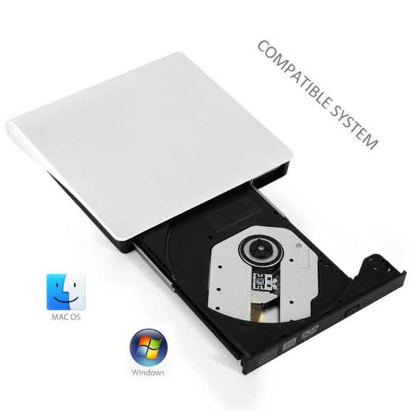 USB 3.0 POP-UP Externes DVD-RW DVD/CD Laufwerk – Bild 4