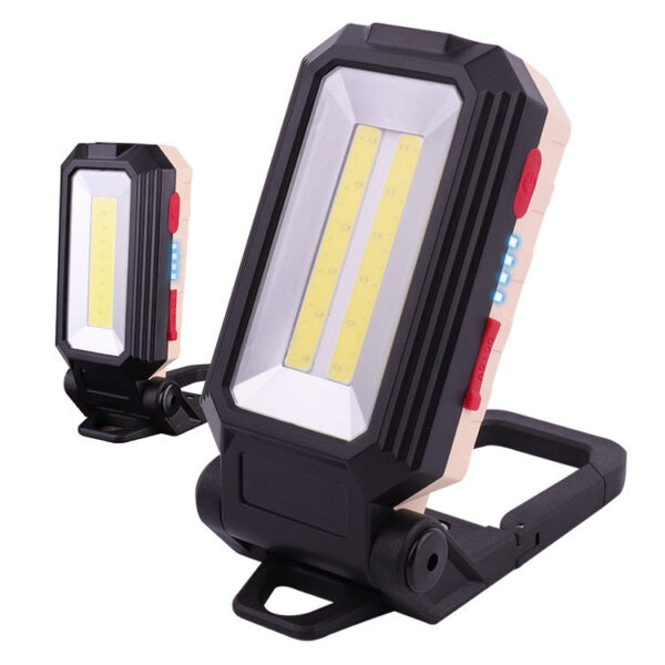 Autoinspektion Arbeitslicht USB-Lade-LED-Faltkampierlampe mit Haken + Magnet – Bild 3