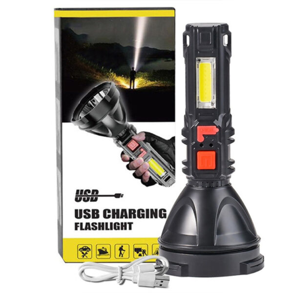 COB-Arbeitslicht-Long-Shot-USB-Strong-Taschenlampe – Bild 7