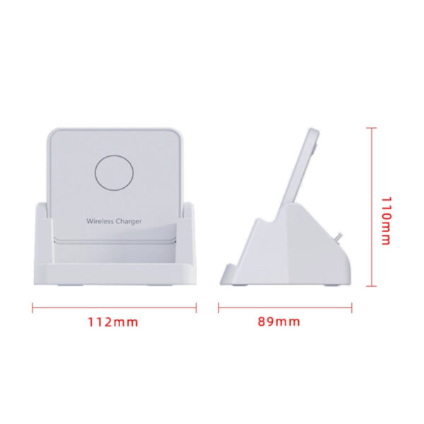 15W Wireless Ladegerät für iPhones & Android Geräte. inkl. Adapter USB-C/Lightning/MicroUSB – Bild 3
