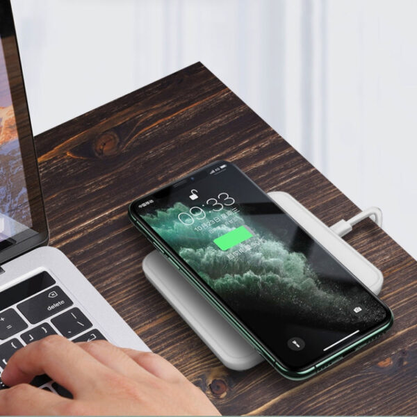 15W Wireless Ladegerät für iPhones & Android Geräte. inkl. Adapter USB-C/Lightning/MicroUSB – Bild 8
