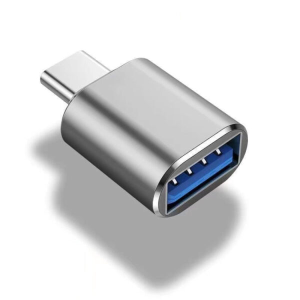 USB 3.0 Buchse zu USB-C / Typ-C-OTG-Adapter (Grau)