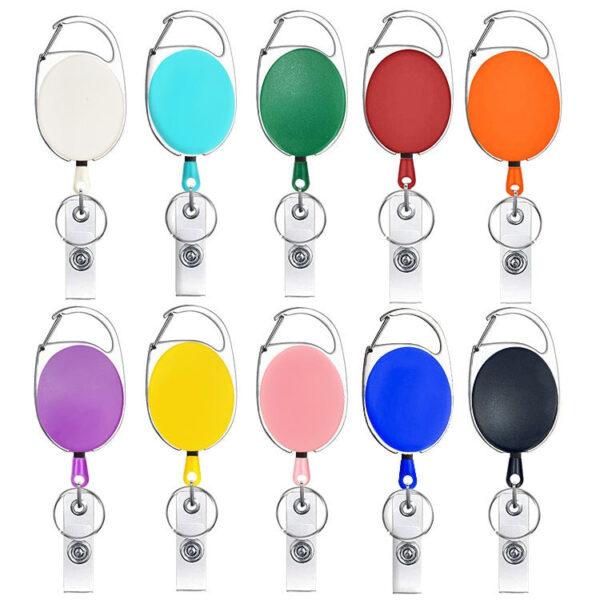 Badge Lanyard Namensschild Kartenhalter (Gelb) 68cm.