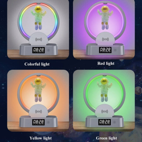 Magnetic Levitation Astronaut TWS Bluetooth-Lautsprecher mit RGB-Licht – Bild 3