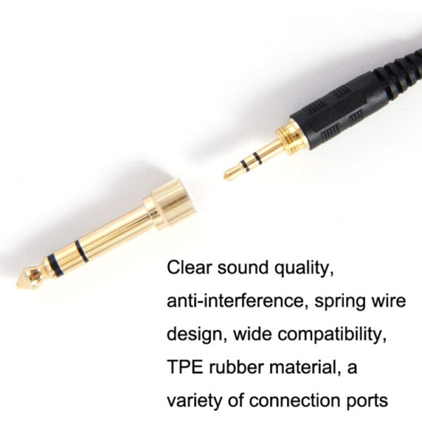 Für Sennheiser HD598 / HD558 / HD518 / HD595 Kopfhörerfederkabel, Kabellänge: 1,4 m-3m – Bild 6